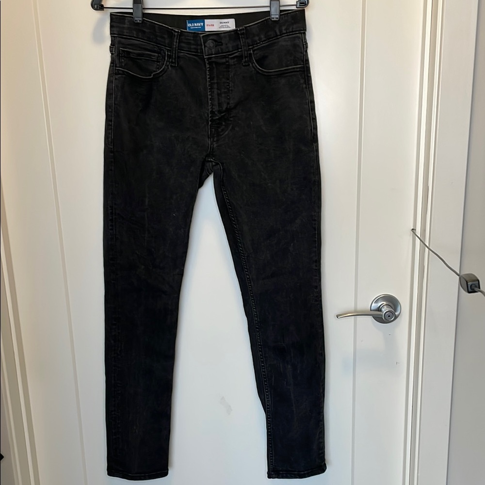 Old Navy Black Skinny Jeans Sleek Fit